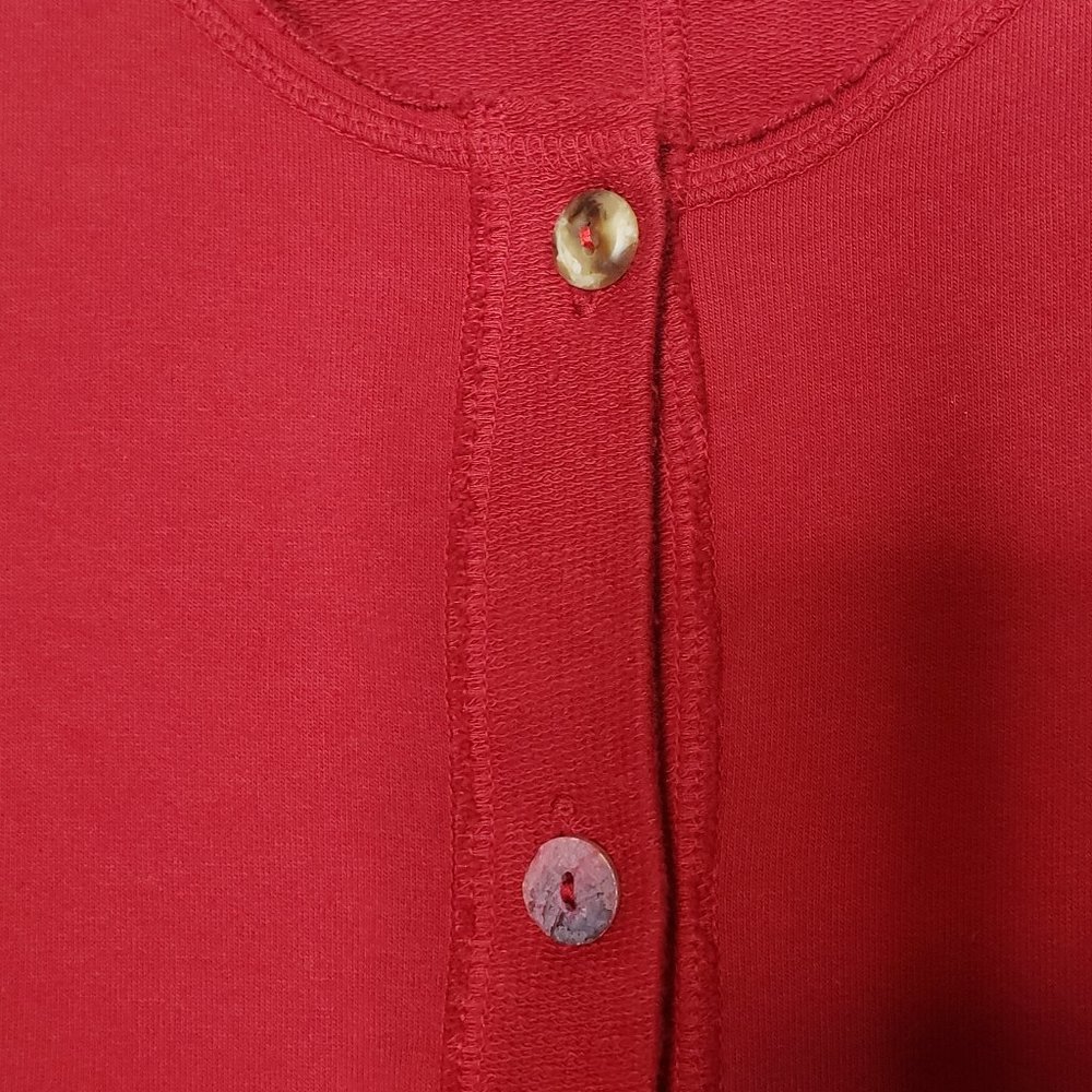 C.M.C. Red Button Front Sleeveless Tunic - image 5